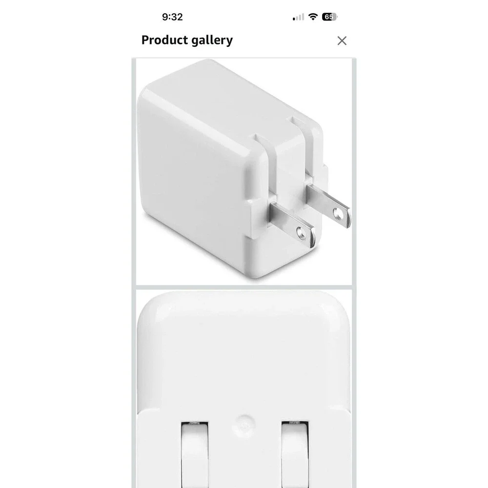 12W One Port USB-A Wall Charger (2.4A) for Phones (iPhone 15/14/13/12/11/X